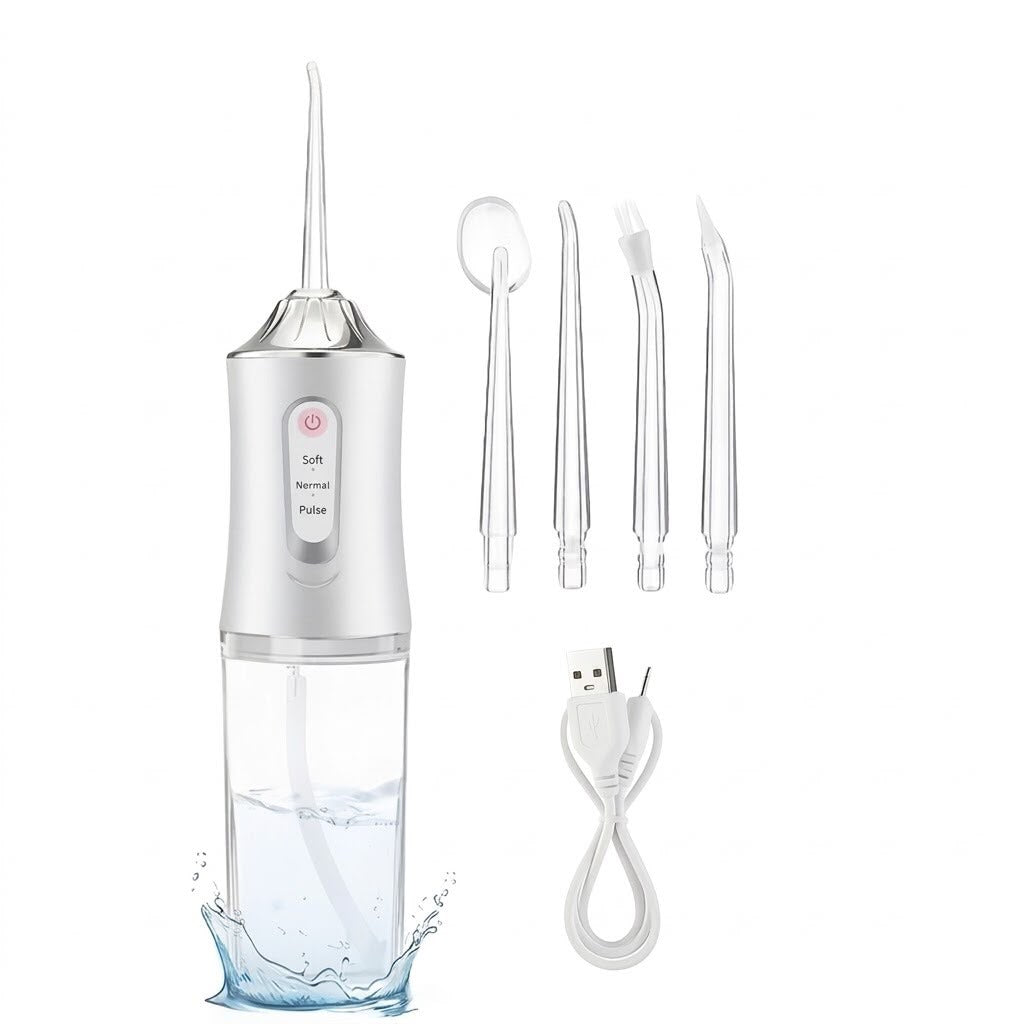 Irrigador Bucal Portátil – Limpeza Profunda Entre os Dentes