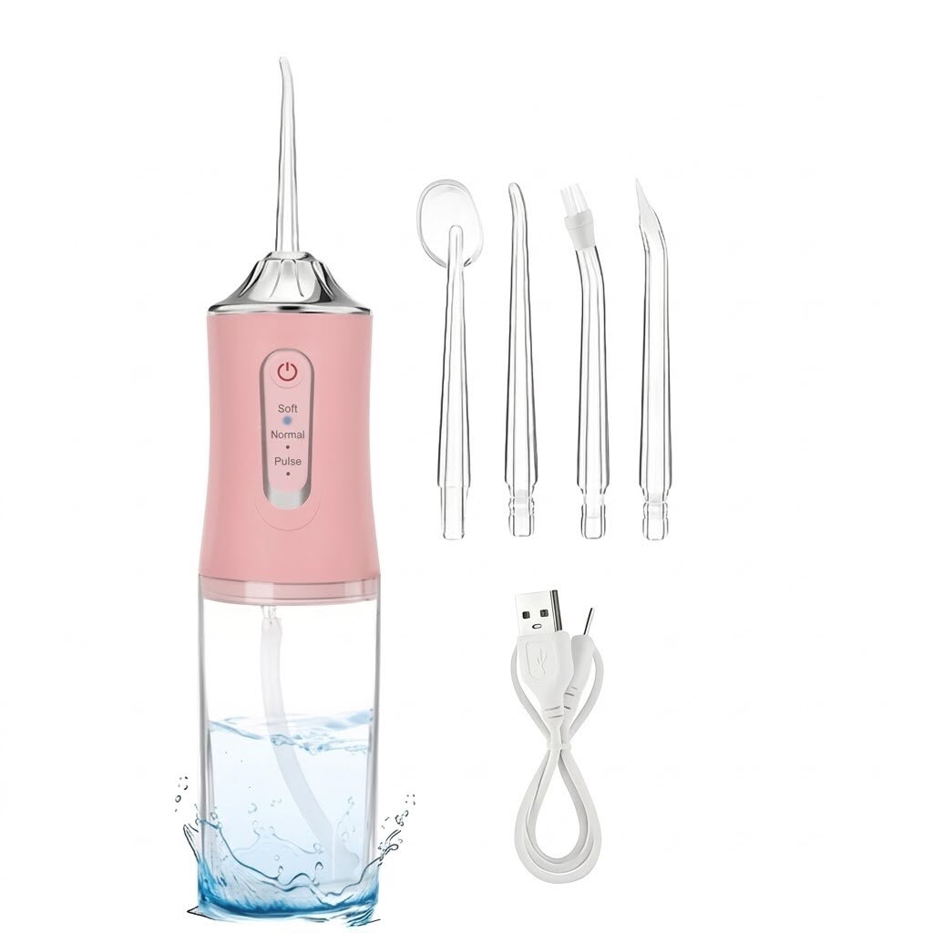 Irrigador Bucal Portátil – Limpeza Profunda Entre os Dentes